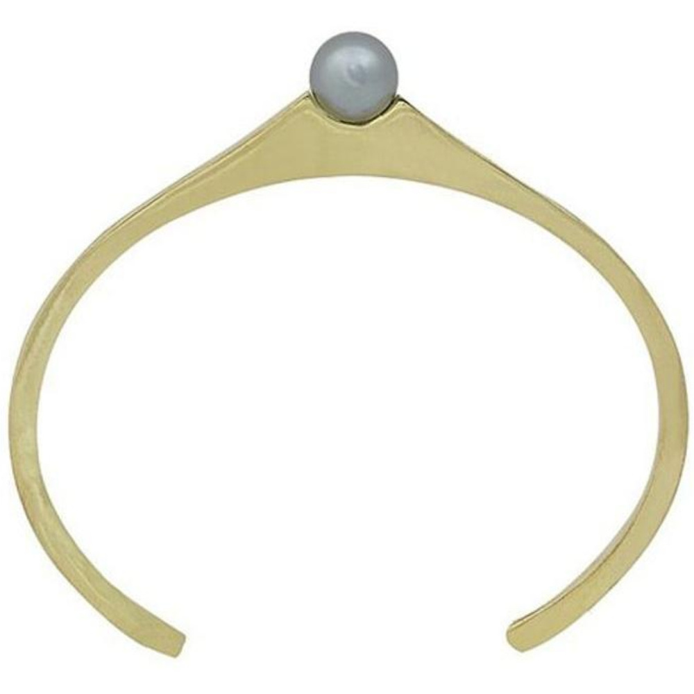 House of harlow 1960 faux pearl cuff bracelet gold